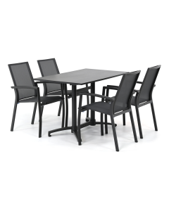 Sivara Lucco/ Santo 120x70 cm dining tuinset 5-delig