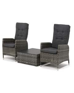 Sivara | Sabo/ Anzio stoel loungeset 3-delig verstelbaar