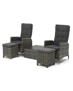 Sivara | Sabo/ Breso/ Anzio stoel loungeset 5-delig verstelbaar