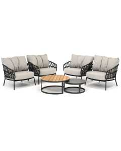 4 Seasons Outdoor | Calpi/ Taste 4SO Stonic stoel loungeset 6-delig