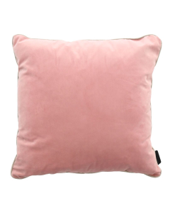 Madison | Velvet Pink/ Panama Linnen sierkussen 45x45 cm