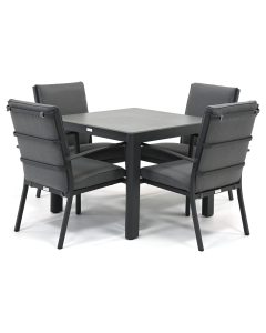 Barbados Etna/ Cubas 90x90 cm dining tuinset 5-delig