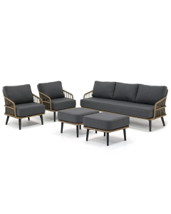 Sivara Corressa stoel-bank loungeset 5-delig