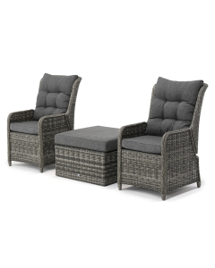 Sivara | Rento/ Marlo stoel loungeset 3-delig verstelbaar