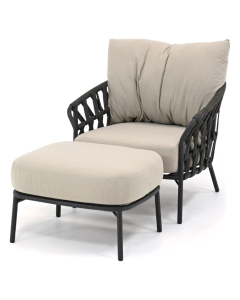 Taste 4SO | Albareto loungestoel met voetenbank