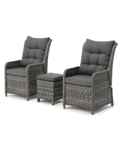 Sivara | Rento/ Breso stoel loungeset 3-delig verstelbaar