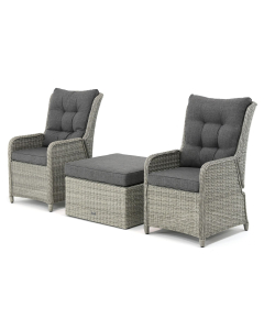 Sivara | Rento/ Marlo stoel loungeset 3-delig verstelbaar