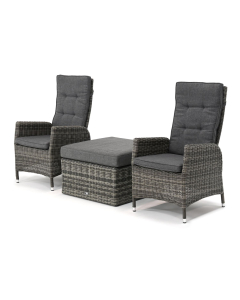 Sivara | Sabo/ Marlo stoel loungeset 3-delig verstelbaar