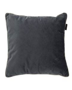 Madison | Velvet Grey Panama Linnen sierkussen 45x45 cm