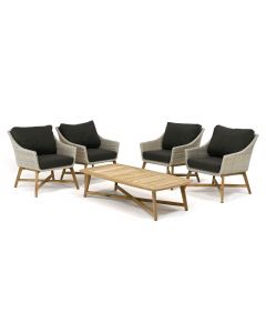 Woodfort | Banbury stoel loungeset 5-delig