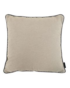 Madison | Madison Velvet Grey Piping/ Panama Linnen Sierkussen 45x45 cm