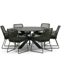 Taste 4SO Athena/ Belcanto Morena ø150 cm dining tuinset 7-delig