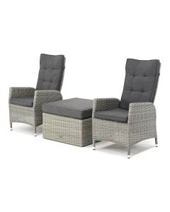 Sivara | Sabo/ Marlo stoel loungeset 3-delig verstelbaar