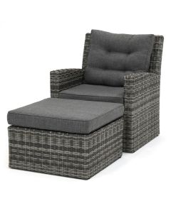 Sivara | Grando/ Marlo loungestoel met voetenbank