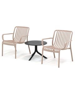 Barbados Ravella/ Nardi Spritz stoel loungeset 3-delig verstelbaar