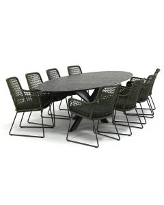 Taste 4SO Athena/ Belcanto Beliza 300x120 cm dining tuinset 9-delig