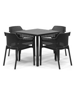 Nardi Net/ Cube 80x80 cm dining tuinset 5-delig