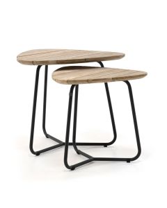 4 Seasons Outdoor | Axel triangle bijzettafels 45 en 55 cm (set van 2)