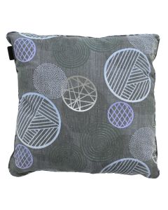 Madison | Circle blue sierkussen 50x50 cm