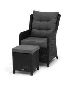 Sivara | Clifo/ Breso lounge-diningstoel met voetenbank