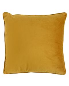 Madison | Velvet Yellow sierkussen 45x45 cm