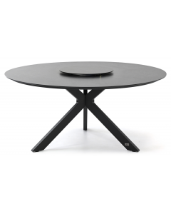 4 Seasons Outdoor | Locarno diningtafel ø160 cm/ Lazy Susan ø58 cm