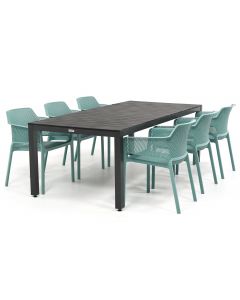 Nardi Net Salice/ Barbados Natale 220x100 cm dining tuinset 7-delig