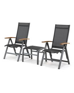 Barbados | Luras/ Olbia balkonset 3-delig verstelbaar