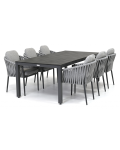 Barbados Turpani/ Natale 220x100 cm dining tuinset 7-delig