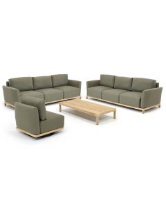 4 Seasons Outdoor Yara/ Sem stoel-bank loungeset 4-delig