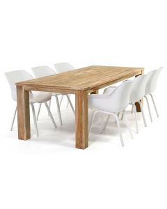 Hartman Sophie Element/ Woodfort 240x100 cm diningset 7-delig