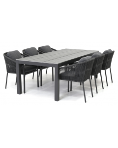 Sivara Rizzi/ Sarina 225x100 cm dining tuinset 7-delig