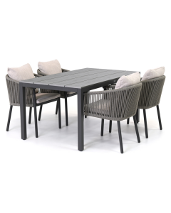 Sivara Senza/ Sarina 160x90 cm dining tuinset 5-delig