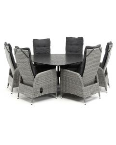 Sivara Sabo/ Belcanto Morena 170x170x170 cm dining tuinset 7-delig verstelbaar