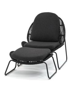 Taste 4SO | Delano loungestoel met voetenbank