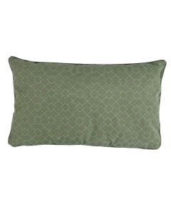 Madison | Check Green Outdoor lendekussen 50x30 cm