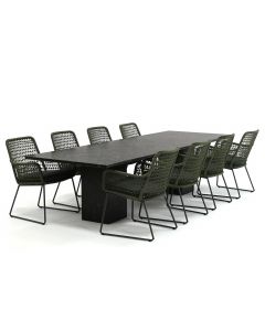 Taste 4SO Athena/ Belcanto Yara 300x100 cm dining tuinset 9-delig