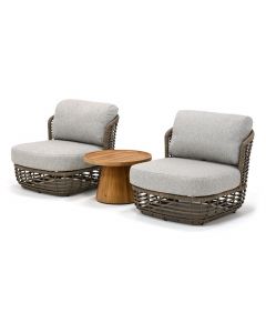 4 Seasons Outdoor | Lugano/ Pablo stoel loungeset 3-delig
