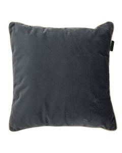 Madison | Velvet Grey Panama Linnen sierkussen 45x45 cm