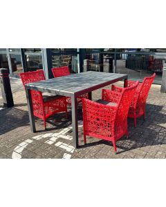 Showmodel diningset 5-delig