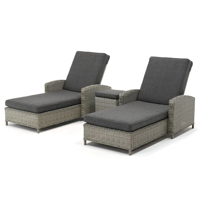 Sivara Luto/Breso ligbed set 3delig | Tuinmeubelen